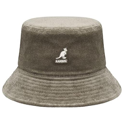 Kangol cord bucket cappello alla pescatora, nero (black bk001), large unisex-adulto
