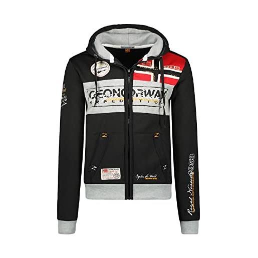 Geographical Norway - felpa da uomo, grigio, l