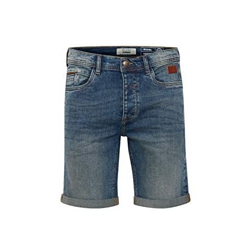 b BLEND blend martels - pantaloncini jeans da uomo, taglia: l, colore: denim middleblue (76201)