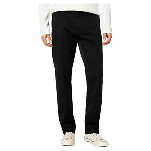 Volcom frickin, pantaloni chino modern fit stretch, nero 1, 31w x 34l uomo