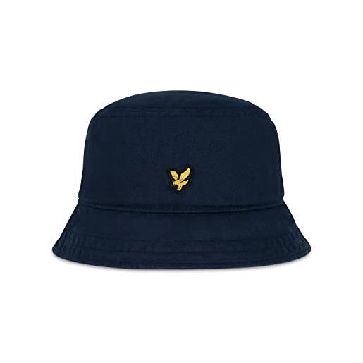 Lyle & Scott uomo cappello da pescatore con logo, dark navy, one size