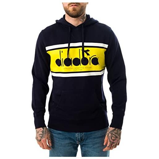 Diadora - felpa hoodie spectra per uomo (eu l)