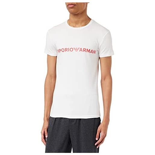 Emporio Armani t-shirt megalogo, t-shirt uomo, nero (black), xl