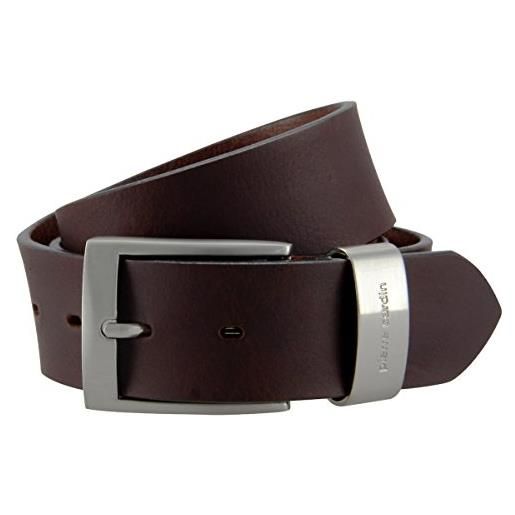 Pierre Cardin 70007 40 mm wide black or brown leather belt, größe/size: 145, farbe/color: nero