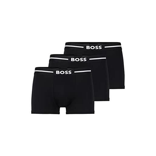 BOSS trunk 3p bold boxer a pantaloncino, nero1, s uomo