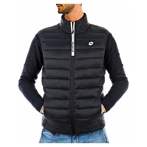 Lotto gilet uomo smanicato vari colori 110 gr, giubbino smanicato gilet da lavoro art. 149148 (149148-nero, l)