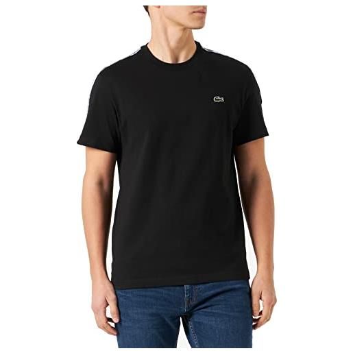 Lacoste th5071 t-shirt e camicia a collo alto, black, m uomini