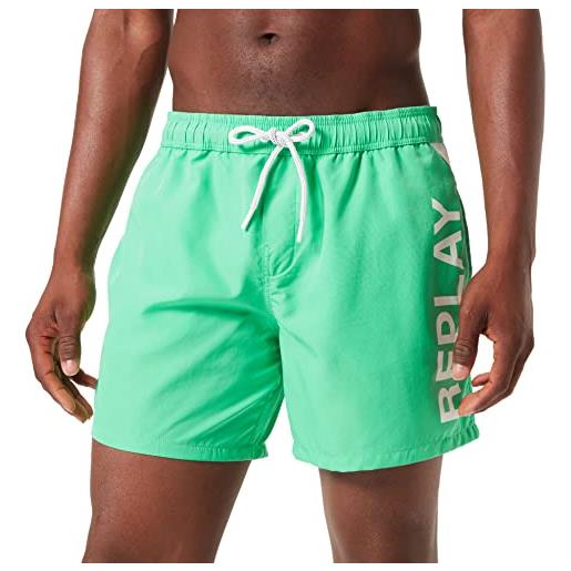 REPLAY lm1098.000.82972r, costume a boxer uomo, verde(neon green 311), xl