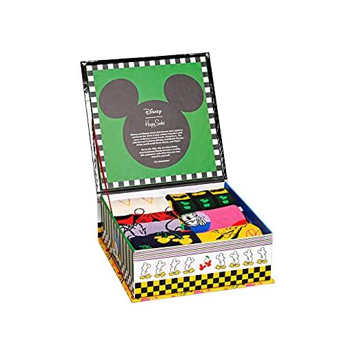 Happy Socks gift set calzini, disney-caja de regalo (6 unidades), 41-46 (pacco da 6) unisex