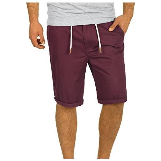b BLEND blend kaito - chino shorts da uomo, taglia: xl, colore: wine red (73812)