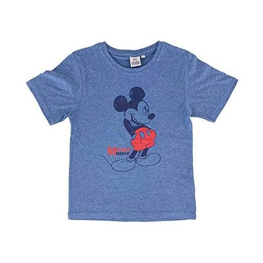 Nada Home maglietta disney mickey mouse t-shirt mezze maniche bambino ragazzo cotone 4067