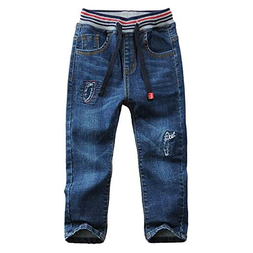 Jeans bambino con 2025 elastico in vita