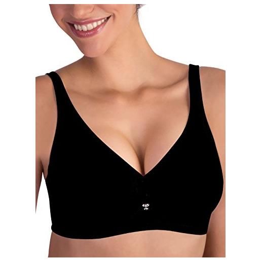 Lady Bella Lingerie classic lady pa0193 reggiseno contenitivo strutturato per taglie forti in microfibra senza ferretto coppa c preformata spallina larga by