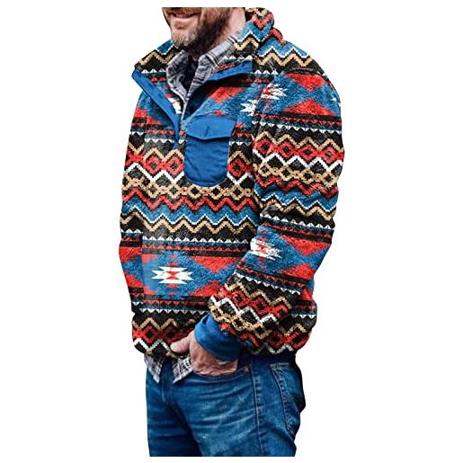 Kobilee felpa invernale uomo pesante pullover vintage casual maglione abbigliamento hoodie sportivi caldo manica lunga felpe in pile sweatshirt peluche