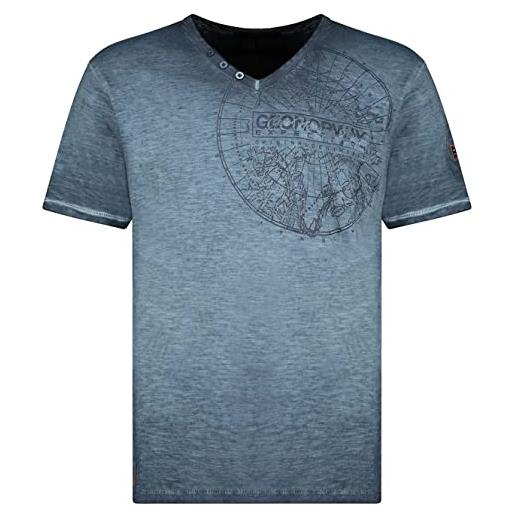 Geographical Norway t-shirt uomo jimperable blu maglia manica corta s
