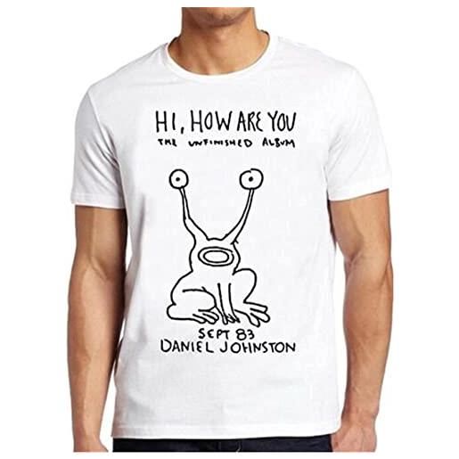 MEIGUI hi how are you daniel johnston as worn by 80s retro t shirt 2899 colour4 3xl