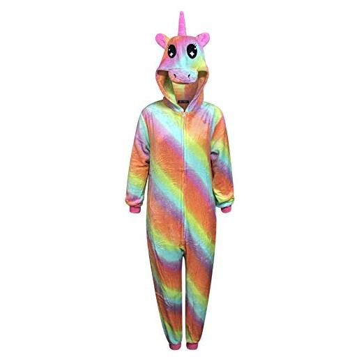 Live It Style It tutina unicorno pigiama da donna muta da uomo morbida regali per le donne tuta per animali costume