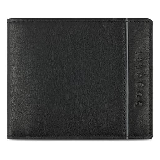 bugatti banda wallet with push button and flap black