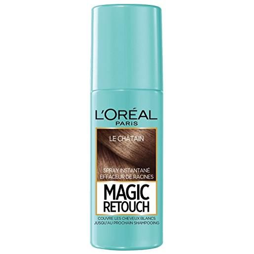 L'Oréal Paris magic retouch, spray ritocco istantaneo ricrescita radici, castano 75 ml