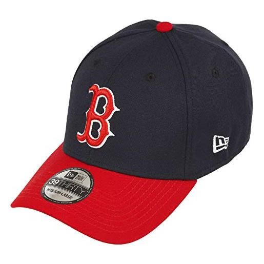 New Era red sox 39thirty stretch cap mlb essential navy/red - s-m