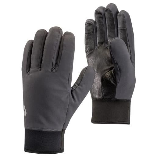 Black Diamond midweight softshell glove, unisex - adulto, smoke, medium