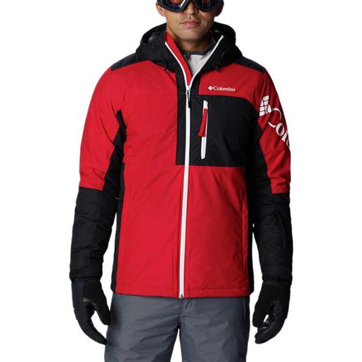 Columbia timberturner™ ii full zip rain jacket rosso 2xl uomo