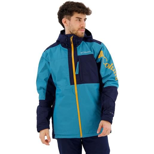 Columbia timberturner™ ii full zip rain jacket blu m uomo