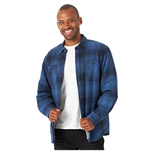 Wrangler Authentics men's long sleeve sherpa lined shirt jacket