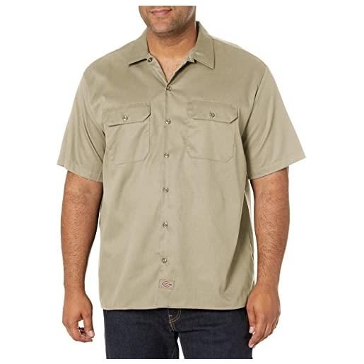 Dickies men's short-sleeve work shirt, desert sand, 2x-large