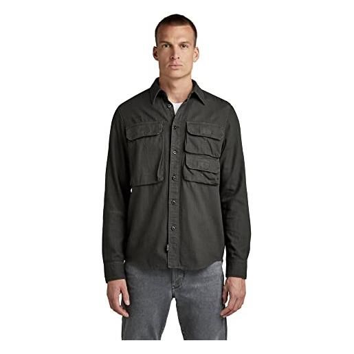 G-STAR RAW men's container pocket regular shirt, grigio (cloack gd d22317-7647-c784), m