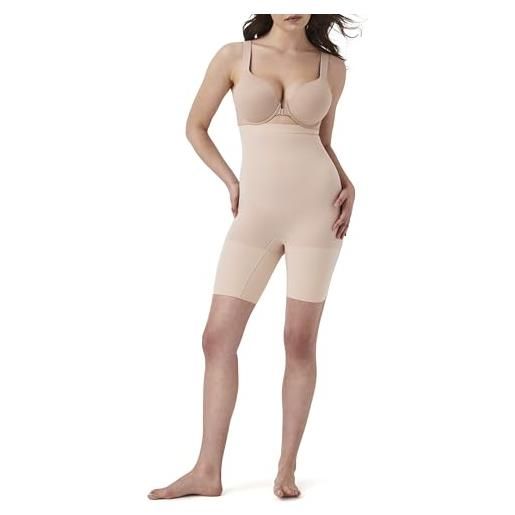 Spanx higher power guaina, beige (soft nude 000), l donna