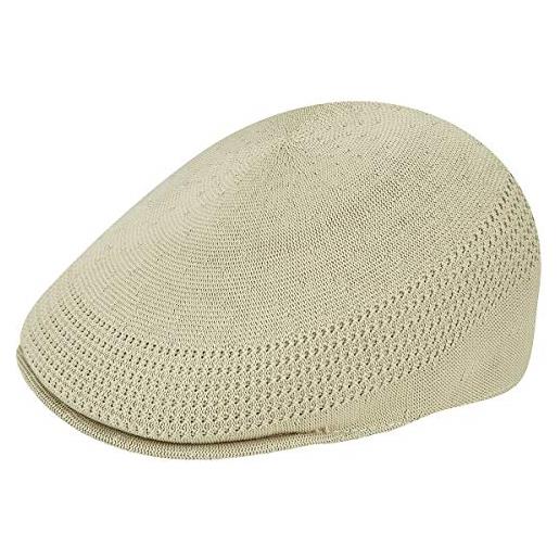 Kangol coppola tropic 507 ventair cappello piatto berretto estivo xxl (62-63 cm) - rosso bordeaux