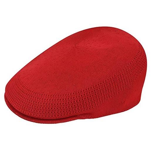 Kangol coppola tropic 507 ventair cappello piatto berretto estivo xl (60-61 cm) - rosso bordeaux