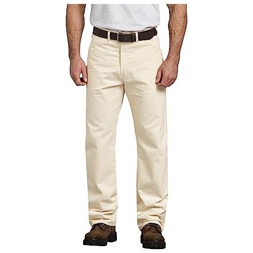 Dickies men's relaxed-fit painter's utility pant, white, 31w x 30l