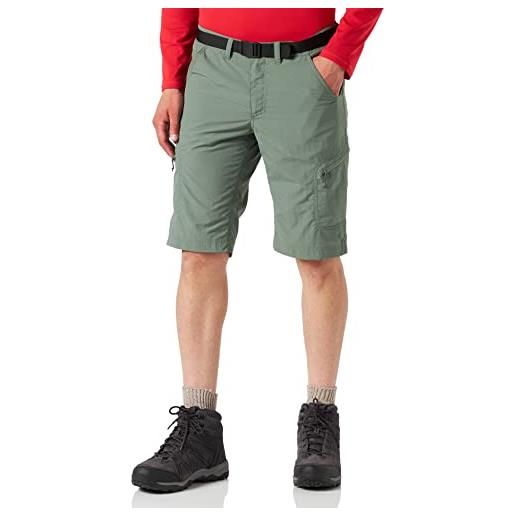 Schöffel pantaloncini silvaplana2 trekking versatili con cintura separata, pantaloni per attività all'aperto con pratiche tasche, asfalto, 56 uomo