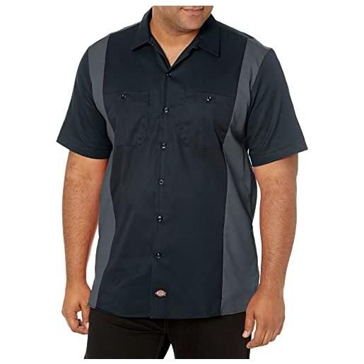 Dickies two tone t-shirt, multicolore (black/charcoal), x-large (taglia produttore: xlrge) uomo