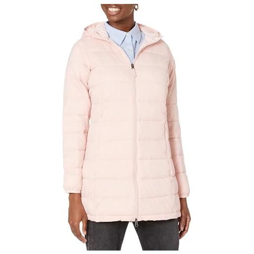 Amazon Essentials cappotto di piumino leggero impermeabile con cappuccio (taglie forti disponibili) donna, nero, xl plus