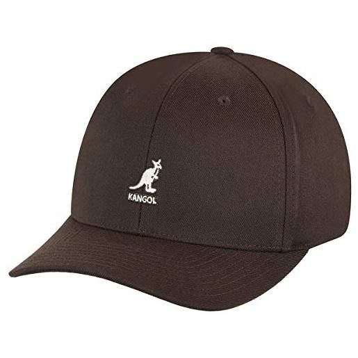 Kangol wool flexfit baseball beretto, nero (black), xl uomo