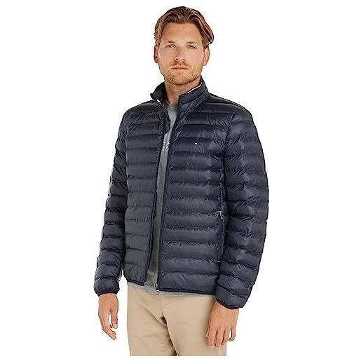 Tommy Hilfiger core packable recycled jacket, giacca, uomo, desert sky, s