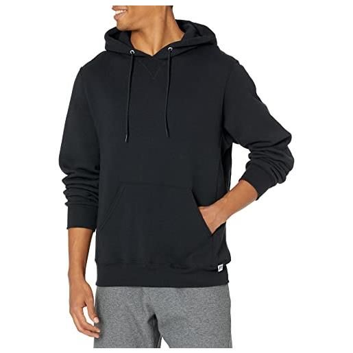 Russell Athletic, felpa in pile dri-power da uomo, con cappuccio, traspirante, in misto cotone, vestibilità comoda, taglie s-4x, small