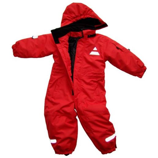 Maylynn Outdoor - tuta da sci intera in softshell - bebè - rosso - 86-92 cm