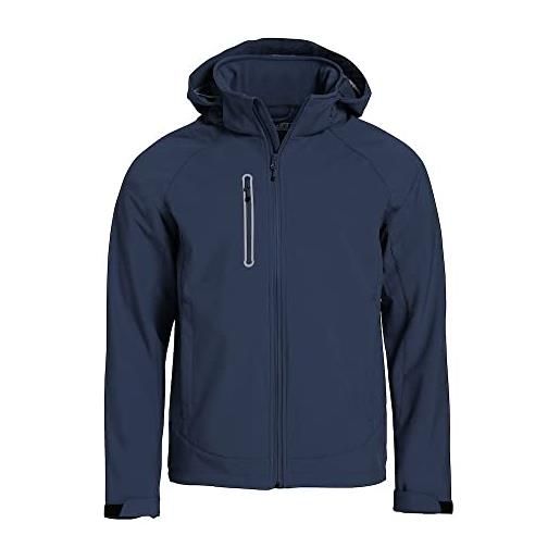 Clique - giubbino giacca uomo milford jacket, in poliestere, casual, antivento, per trekking, escursione, lavoro, viaggio, stagione autunno inverno, diversi colori e taglie (nero 4xl)