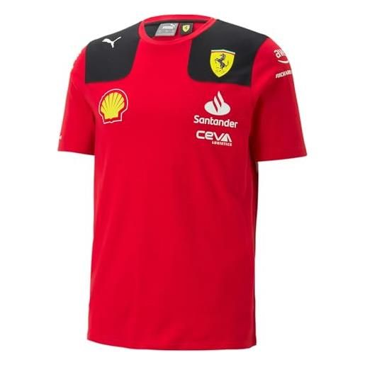 PUMA scuderia ferrari - maglietta della squadra charles leclerc 2023 - rosso - uomo - taglia: xxl