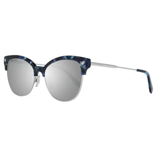 DSQUARED2 dq0260-k 5755c sunglasses, blu, taglia unica donna