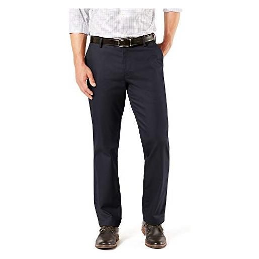 Dockers straight fit signature 2.0 khaki pants - creaseless, pantaloni casual, uomo, beige (kaki new british), 33w / 30l
