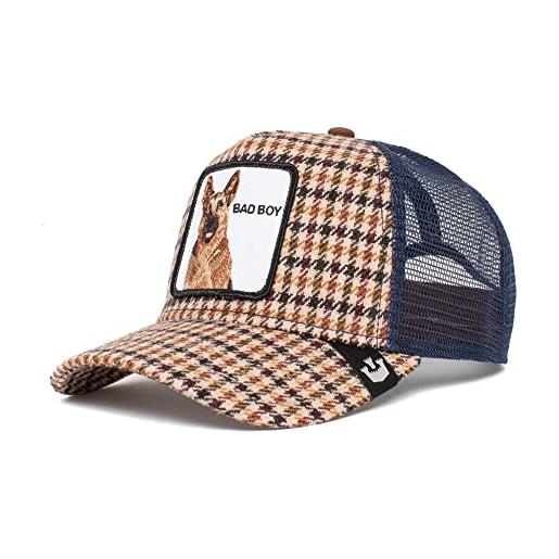Goorin Bros. the farm - cappello da camionista unisex in lana, crème big bad woof, taglia unica