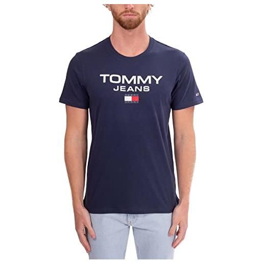 Tommy Jeans - t-shirt uomo regular con logo - taglia s