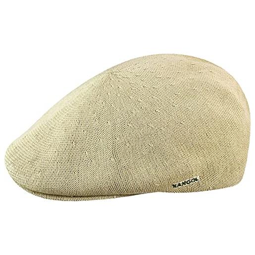 Kangol bambu coppola 507 cappello piatto fibra di bambù xl (60-61 cm) - beige