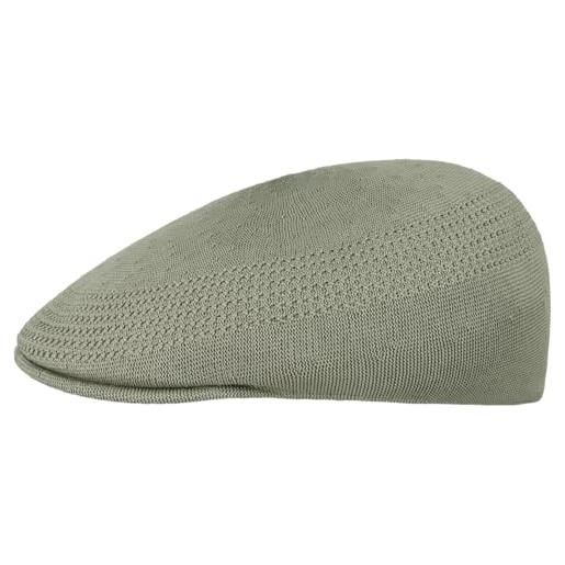 Kangol coppola tropic 507 ventair cappello piatto berretto estivo l (58-59 cm) - grigio