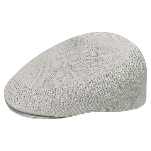 Kangol coppola tropic 507 ventair uomo - berretto estivo cappello piatto con visiera estate primavera/estate - l (58-59 cm) grigio